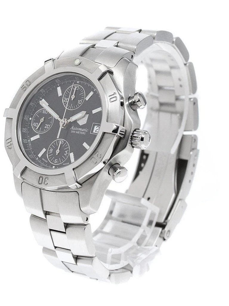 Tag Heuer Exclusive Cn2111 Chronograph Black Dial Automatic Mens Watch972448